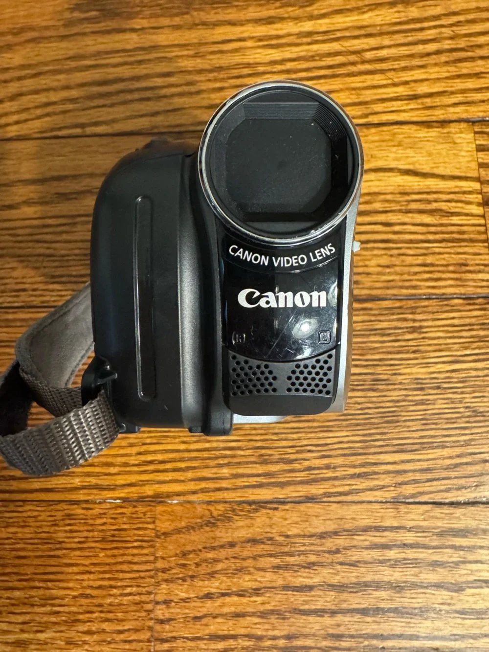 Canon Black Video Camcorder with Canon Video Lens - READ